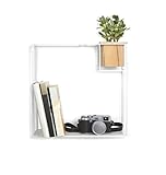 umbra 壁面収納 CUBIST WALL DISPLAY(キュービスト シェルフディスプレイ) L ホワイト