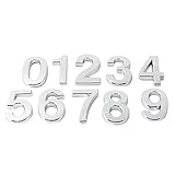 フロントドアハウスナンバー (0-9) デカールパーソナライズされた家族のアドレス