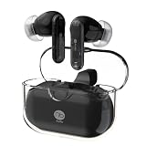(nb) Audio SkeLeTon II エヌビーオーディオ スケルトン・ツー 360°サウンド 空間オーディオ対応 6軸モーションセンサー ヘッドトラッキング トランスルーセントデザイン イヤホン bluetooth ノイキャン ANC 外音取込み ブルートゥース 国内メーカー (ブラック)