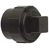 Genova Products 81615 ABS-DWV Fitting Clean-Outs with Threaded Plug, 1-1/2" [並行輸入品]