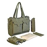 MolySun Insularファッションマタニティミイラバッグ大容量ジッパーバッグオーガナイザー防水ソリッドカラーベビーカーショルダーバッグ