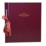 記念本- 人工皮革ファミリーアルバムビッグアルバムアルバムインタースティシャルレトロウインドアルバム大容量フォトブック (色 : B)