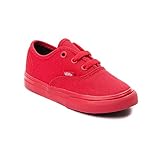 Vans (バンズ)Toddler Authentic Skate Shoe Red Mono 靴 スケートシューズ 10 [並行輸入品]