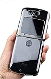 【ELMK】For Motorola Razr 5G 2020 ケース モトローラ Razr 5G 2020 のための耐震性の保護クリアクリスタルハードPC戻るケースカバー Razr 5G 2020 対応