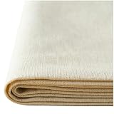 nunozuki 日本製 薄手綿麻キャンバス コットン85％リネン15％ コットンリネン 生地(生地幅110cm×50cm 【34】キナリ) 商用利用可 770