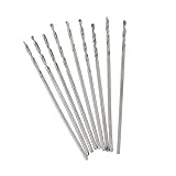 F Fityle 品質保証　HSSツイストドリルビット　掘削/工具作成/モデル作成/彫刻適用　10個入り　全2サイズ - 0.8mm