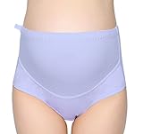 Plus Nao(プラスナオ) マタニティショーツ マタニティパンツ フルバックショーツ ハイウエスト パンティー アジャスター付き 妊娠初期から 2XL パープル