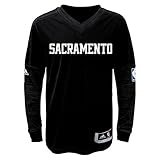 Sacramento Kings Nba Youth On Court Shooter ClimaliteロングスリーブTシャツ XL ブラック