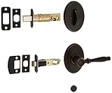 Schlage f59birwkf内部パックBirmingham内部パックレバーセットwith Single円柱デッドボルトと装飾ウェイクフィールドローズ F59BIR716WKF