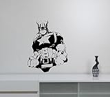 キャプテンアメリカビニール壁デカール取り外し可能ステッカーインテリア用DCスーパーヒーローマーベルComicsデコレーションホーム寝室子供用男の子部屋アート装飾cpa5