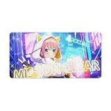 五等分の花嫁 中野一花 ゲーミングマウスパッド 大型 アニメ マウスパッド キャラクター キーボードマット 水 耐久性良い 滑り止めゴム底 ゲーミングマウスパッド 大型 可愛い デスクマット レザー 超大型 デスクパッド おしゃれ プレイマット アニメキャラ オフィス自宅兼用 アニメ・萌えグッズ 30x60cm