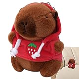 カピバラのぬいぐるみキーホルダー,カピバラのぬいぐるみキーホルダー - ぬいぐるみキーホルダー,カピバラ ペンダント ぬいぐるみ バックパック アクセサリー 女の子 レディース