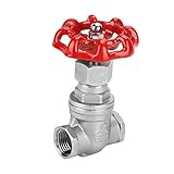 Akozonグローブバルブ DN15ステンレス製ゲートバルブ BSPP G1 / 2 ロータリー水門 水と油用