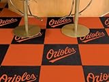 Baltimore Orioles MLBチームロゴカーペットタイル
