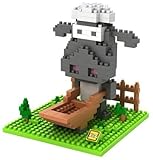Little Treasures Loz diamond blocks cartoon Shoun the sheep - I-block fun compatible to Nanoblocks s