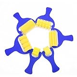 6のセットスポンジペイントローラーブラシ子供キッズ学生絵画ツールギフト子供のアートクラフトDIY、6 Shapes