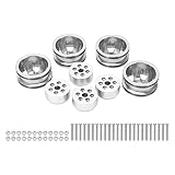 RC リム、アルミホイール、金属リム WPL Fj40 C14 C24 B14 B24 B16 B36 1/16 モデル車両 RC リムハブ合金 RC ホイールリムセット (アルジェント)
