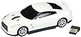 AutoMouse Nissan GT-R R35 Car Wireless Laser Computer Mouse, White [並行輸入品]