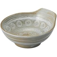 銀峯陶器 萬古焼 とんすい 花三島 20041