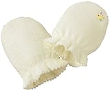 MIKIHOUSE FIRST(ミキハウスファースト)ふわふわ無撚糸のミトン フリー,白（01）