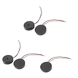 uxcell 電子ブザー　サウンド　アラーム　ブラック 　DC 2-28V 80dB 14 x 4mm　5個入り