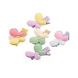 子供服　女の子　蝶　クリップ 海外ブランド ブルー×ピンク