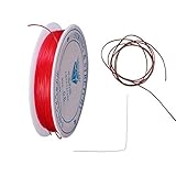 0.6ミリメートルワイドDIY手作りジュエリーアクセサリー弾性ロープビーズロープクリスタルフィッシュラインワイヤーElastane Thread