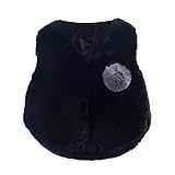 (プタス)Putars ベビー服 子供服 コート ベスト 冬服 女の子 六色 フェイクファー もこもこ 可愛い 秋 冬 運動服 旅行 記念日 プレゼント 6-24ヶ月