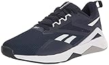 Reebok メンズ Nanoflex Tr 2.0 クロストレーナー, ホワイト/ピュアグレー/ブラック。, 7.5