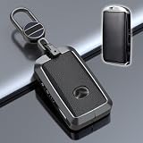 [HYCALY] マツダ キーケース 本革 スマートキーケース 2ボタン 3ボタン用設計【マツダ2 マツダ3 CX-5 CX-8 CX-30 CX-60 CX-80 ロードスター マツダ6 など対応】 レザー＆亜鉛合金 キーホルダー キーカバー 全面保護