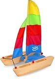 Vilac Wood Catamaran with Bright Colored Sail [並行輸入品]