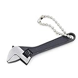 Mini Size 2.5 2.5 inch Adjustable Spanner Nut Wrench Tool Jaw Capacity 0~10mm Black [並行輸入品]