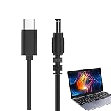 USB PDトリガーケーブル, DC 電源ケーブル 65W | 4.92 フィート PD USB タイプ C オス入力 - DC オス電源充電ケーブル (12/15V デバイス用) Falbiro