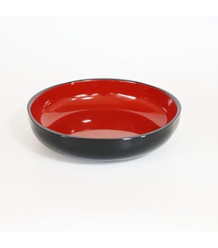漆器 菓子器 螺旋模様 直径24cm Amazon.co.jp: 紀州のぬりもの 菓子鉢 7.0 石目塗 クローバー 22