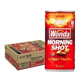 アサヒ　WONDA　（ワンダ）　モーニングショット　185g×30缶　(1ケース)