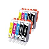 BCI-381XL BCI-380XL 互換インク キヤノン(canon)用 BCI-381XL+380XL/5MP BCI-380XLPGBK BCI-381XLBK C M Y 5色2セット 合計10本 対応機種:PIXUS TS6130 TS6230 TS6330 TS7430 TS7330 TR7530 TR8530 TR8630 TR9530 TR703【残量表示対応/大容量】