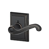 Schlage F170FLA716ADDRH Addison Collection Right Hand Flair Decorative Trim Lever, Aged Bronze [並行輸入