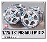 ホビーデザイン HOBBY DESIGN 1/24 ニスモ 18インチ ホイール アルミ製 NISMO LMGT2 自動車 車 模型 ディティールアップ (hd03-0584)