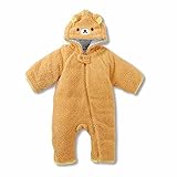 (リラックマ) Rilakkuma バギーオール シープボア ジャンプスーツ rkm-buggy (50cm～70cm対応, リラックマ)