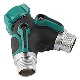 LORIA・JP 2分岐蛇口 ホースコネクタ ガーデン 園芸散水パーツ 蛇口継手 分岐継手 3/4インチ