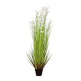 ハギハラ 人工観葉植物 『ベルフラワーグラス/白鈴草』 (L/153cm) #2178