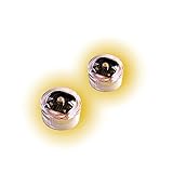 MIRAIS 高級 サークル LED ライト ２個セット スタンド式 ソーラー 太陽光パネル 自動点灯 照明 ガーデニング 用品 防犯 (イエロー２個セット) MR-MD302-YE