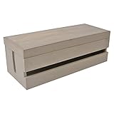 ケーブルボックス コンセントケース コードケース 収納ケース アジア雑貨 手作り ハンドメイド エスニック 雑貨 オシャレ 北欧 木材 天然 セール (GREY_WASH)