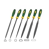 uxcell L147mm ニードルファイルセット　共柄やすり 6本組