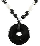Teething Bling Beaded Onyx Pendant Necklace by Smart Mom by Teething Bling