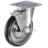 ハンマー　４００Ｓ型　自在ＳＰ付　ゴム車Ｂ入り２００ｍｍ 419S-RB200BAR01(400ｶﾞﾀｷｬｽﾀｰﾂｷ)