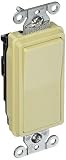 Hubbell DS120I Decorator Switch, Single Pole, 20 amp, 120/277V, Ivory (Pack of 10) by Hubbell