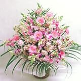 豪華な季節のアレンジ ピンク系