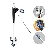 NITIUMI 哺乳瓶ブラシセット ボトルブラシ ガラス製哺乳びん専用 ストロー&注ぎ口用ブラシ 3セット (洗いブラシ)