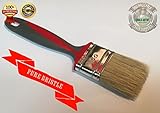 新しいライン – # eur50 – サイズ50 mm – 2インチ – チョークペイントProfessional Pure Bristle Shabby ChicフラットブラシDesigned fo